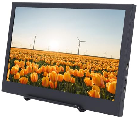 Zunate Moniteur Portable 4K, 11,6 Pouces 1920 X 1080 FHD IPS pour Ordinateur Portable, Ultra Fin, Double Port de Type C et écran de Jeu Micro HDMI, pour Ordinateur, PC, Ordinateur