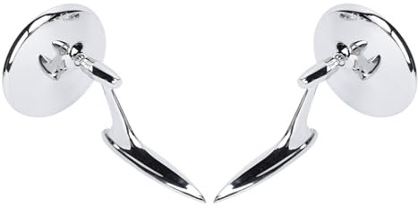 Rétroviseurs Extérieurs Ronds Classiques 1963-1965 Rétroviseur Extérieur Vintage Impala Corvair Bel Air Nova Remplacement de Rétroviseur de Voiture