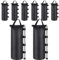 CAUTIOUS 8 PCS Sac de Sable 800d Tissu Oxford Sac de Poids pour Tonnelle Sac de Sable pour Pieds de Tonnelle Sac de Lestage Sable 10kg pour Tente Pop-up Parasol Pavillon Noir