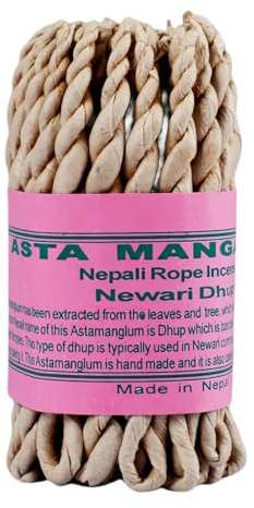 Fay Bless Incienso hecho a mano de cuerda de Nepal, 2 paquetes (auspicioso)