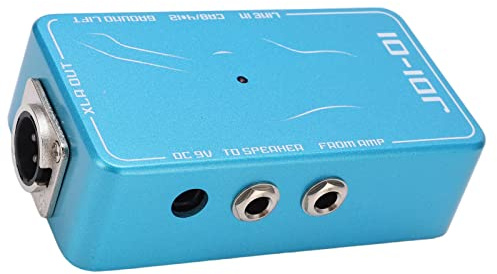 JDI01 Efficient Amp Simulator DI Box Altoparlanti a Pedale Effetto Chitarra Blu Metallo