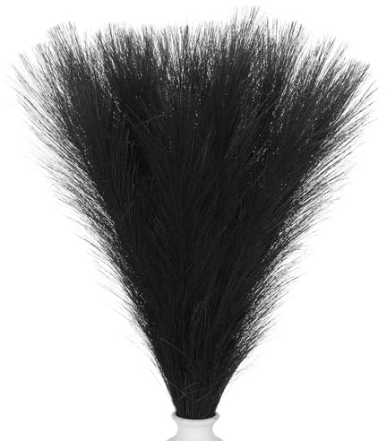 PATIKIL 50 Stück 21,7 Zoll Pampas Dekor Künstliche Pampas Schwarz | Bulk Flauschiges Faux Gras Kleine Getrocknete, für Zuhause Boho Dekor Vase Hochzeit