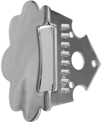 Yardwe Chevalet de Mandoline Chromé Forme de Accessoire de Guitare et Ukulélé de Rechange avec Vis pour Performances et Pratique Durable et Facile à Installer