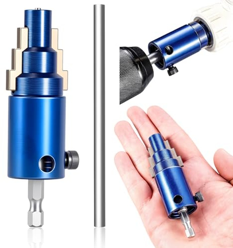 Extractor de Tornillos Rotos Extraer Grifos Dañados Kit | Acero Cromo Vanadio, Manual-Eléctrico, 3 Tamaños para Retirar Tornillos Rotos, Desgastados u Oxidados