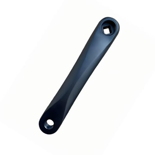 HillMiles MTB Pedivella Sinistra per Bicicletta, con Foro diamantato da 170 mm, per Bici da Città, Bici da Strada, Bici Pieghevole, Mountain Bike (Stile B, Lega di Alluminio)