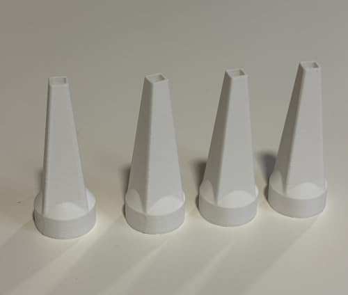 4x Abdeckkappen Lampenschirm für Weihnachtsstern A1 (13cm) – Ergänzung zu Lampenschirmen als Abdeckung farbiger Kappen, zum Überstecken