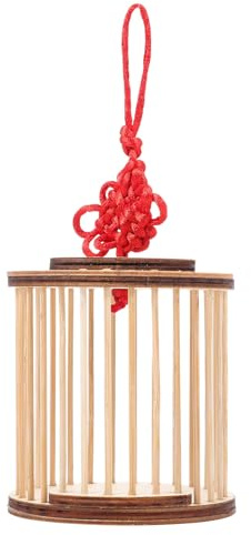 Ciieeo Gabbia di Stoccaggio in Foglia di bambù per Insetti Gabbia Portatile per Cavallette e Grilli per attività Educative all'Aperto