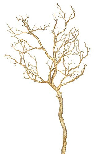 Vickerman 38 Long x 14 Wide Artificial Gold Manzanita Branch