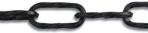 Chapuis Bl1712 Cadena Indicativa Candelabro Cadena Decoración Alambre de Acero Carga de Trabajo Negro, 12 M/Ø 2,2 mm