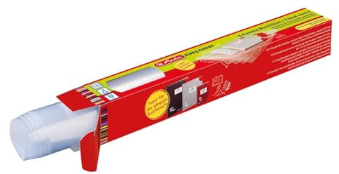 Herlitz 50014743 Buchhülle easy cover, 5 Stück in Rolle