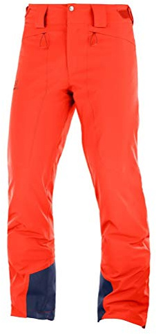 Salomon Herren Ski-Hose, ICEMANIA PANT M, Synthetik, rot (Cherry Tomato), Größe: M/R, LC1205900