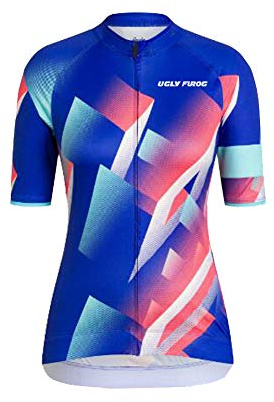 UGLY FROG Radfahren Jersey Frauen Mountainbike Trikots/Shirts Kurzarm Rennrad Kleidung aus Tür Sport MTB Kleidung Sommer Tragen