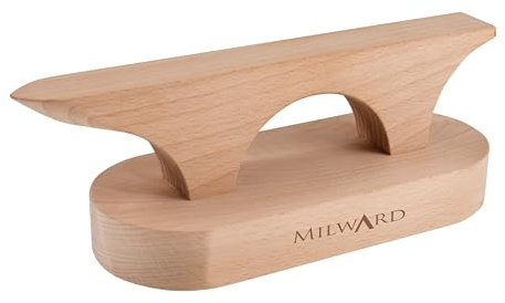 Milward Tailors Point Presser and Clapper, Seam Flattening, Steam Absorbing, for Sewing Quilting Dressmaking Embroidery, Beech