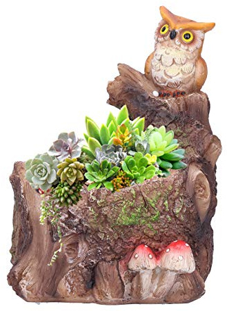 Atyhao Sukkulente Blumentöpfe Blumentopf Innovative wasserdichte saftige Blume Bonsai Harz Pflanzer Home Decoration Kleine Kaktus Pflanzer Töpfe für Home Office Dekor und
