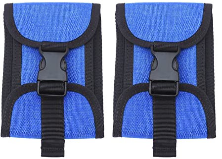 Easnea 2 Stück Tauchgewichttasche 2 kg Tauchgewichte Halter Tauchgewichte Tauchen Gewichthebertasche Tasche Trim Zähler Gewichttasche mit Schnellverschluss-Schnalle