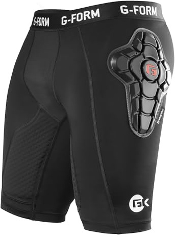 G-Form Torwart-Shorts - Gepolsterte Shorts mit Kompression - Schutzausrüstung für Fußball und andere Sportarten mit hoher Belastung - atmungsaktiv und waschmaschinenfest - XL