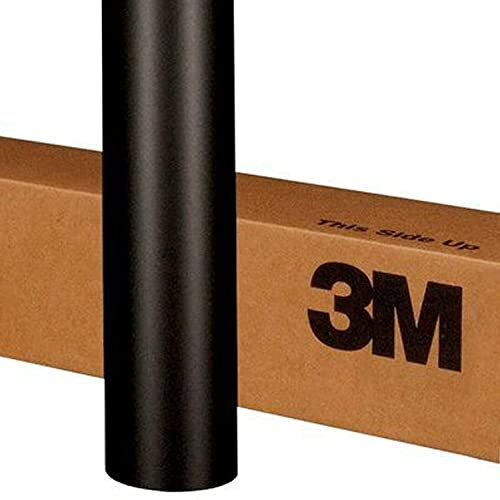 3M 2080 M12 MATTE BLACK Car Wrap Air-Release Vinyl Film (1ft x 5ft)