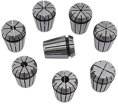 16 Stück Spannzange Set ER25 Spannzangenfutter-Set 1-16mm Federzange für Oberfräse CNC-Graviermaschine Fräswerkzeughalter Drehmaschine