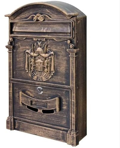 CILVANI SRL CASSETTA POSTALE MODELLO REGIA BRONZO ANTICO 40X24X8 POSTA