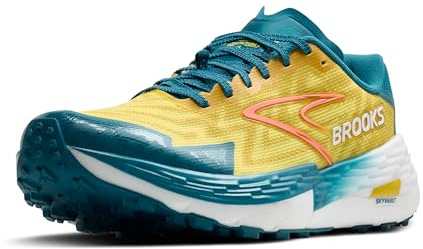Brooks 1104411D721 Catamount 4 Uomo, Quince/Celestial/Neo Ember EU 48.5