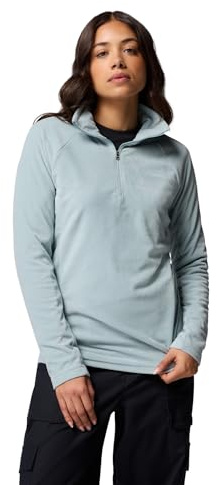 Columbia Women's Glacial 4 Half Zip Fleece Pull Over, Crushed Blue, L