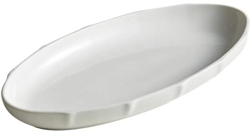 Large Capacity Ceramic Fish Plate Minimalist Creative Sushi Plate Home Steam Fish Salad Plate Multi-functional Seafood Dinner Plate Banquet Western Food Dinner Plate Suitable For Hotel And Catering(11