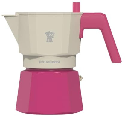 Pezzetti Futurexpress Cafetiere 6T Rising Dawn, Bianco Rosa
