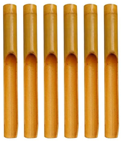 Siuwddee Holz Windspiele Für Draußen | Röhrenglocken Deko,6-Teiliges Multifunktionales Kreatives Holz Windspiel Für Balkon, Terrasse, Fenster Und Garten
