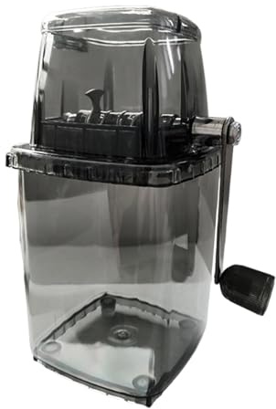 perfk Broyeur à Glace Manuel, Gadget de Cuisine Compact, Machine à Glace pilée Portable pour Plateaux, création de Boissons et granités