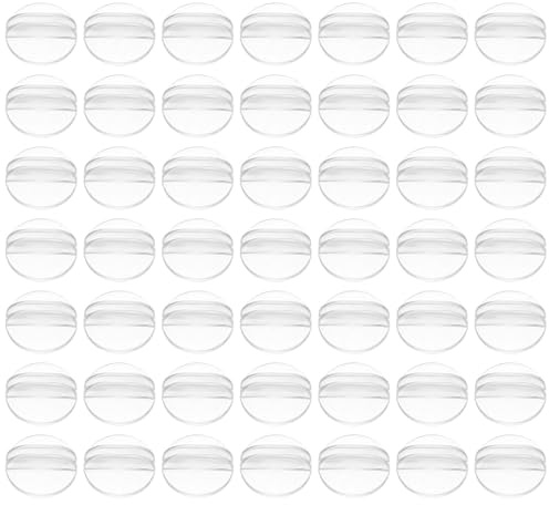 TOPBATHY 50 Stück Transparenter Spielkartenständer aus 2cm Kunststoff Kleiner Kartenhalter für Brettspiele Tischkartenhalter Zubehör für Spielsteine und Spielfiguren