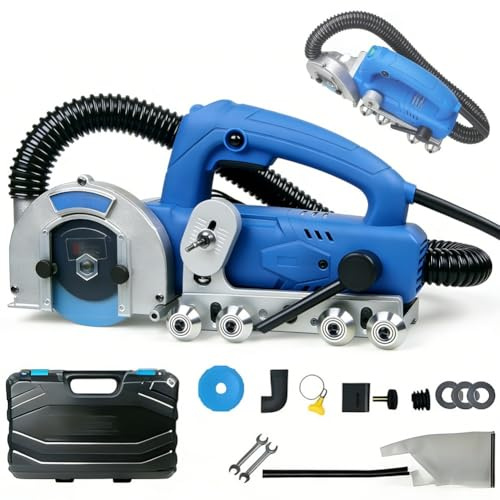 Herramienta profesional para eliminar lechada de 1200 W y 9000 RPM, máquina eléctrica para quitar lechada de baldosas, ideal para rejuntar y limpiar el cemento viejo entre azulejos de cerámica, 220 V
