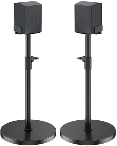 Bodenständer für Samsung Rücklautsprecher, Höhenverstellbar 85–103 cm, Surround-Lautsprecherständer für Samsung HW-Q995GH/Q995GF/Q995GD/Q995GC/Q935GH/Q935GF, bis 13,6 kg Belastbar