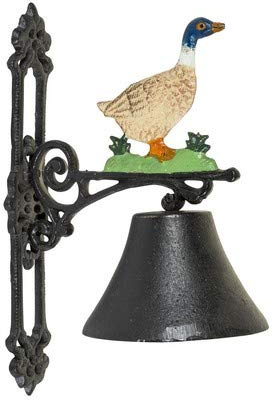 Glocke Anitra Duck Glocke Kuhglocke Außen Innen Gusseisen Garten Pub