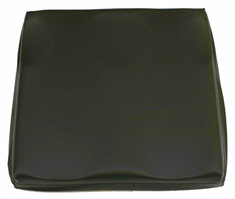 Ortotex - Cojín Viscoelástico Anatómico, Negro, 42 x 42 x 7.5 cm