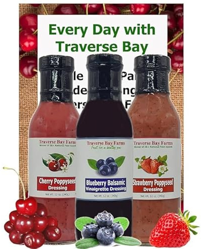 Traverse Bay Farms Salad Dressing Sampler - Nationally Award Winning Salad Dressings