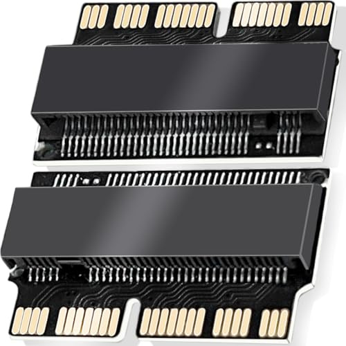 Xiatiaosann SSD to NVME Adapter, NGFF M.2 nVME SSD Card Converter für Macbook 2013-2017, 2 Stück