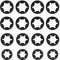 30 arandelas de dientes internas compatibles con cortacésped Mac Allister, arandelas de bloqueo de velocidad rápida, clips de velocidad de empuje de 7,5 mm, 9,5 mm, 10,5 mm