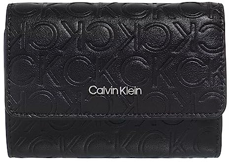 Calvin Klein Damen-Geldbörsen, Ck Black, One Size, Kleine Lederwaren