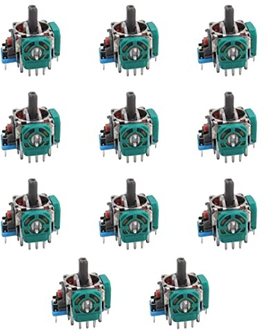 Lot de 10 joysticks analogiques de rechange compatibles avec PS4 PlayStation 4 Bleu