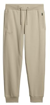 Superdry Herren Essential Jogginghosen mit Logo Hell Steinfarben Beige L