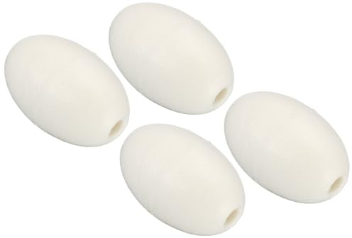 PATIKIL 3.94 x 2.36 Rope Float Buoy, 4 Pcs 190g Deep Water Floats Rope Float Buoy Great for Trail Markers Dock Floats Kayak Boats Swimming Pool, White