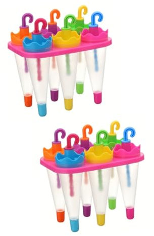 IMIKEYA 2stücke Eisformen Für Eislutscher Regenbogen Silikonform Wiederverwendbar Für -eis Am Stiel Für Familienfeiern Vielseitig Für Fruchtsäfte Joghurt Und Pudding