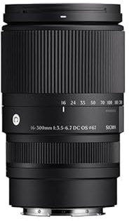 Sigma - Obiettivo 16-300mm F/3.5-6.7 DC OS Contemporary, attacco Sony E-Mount, per fotocamere mirrorless APS-C