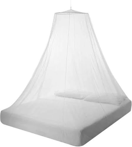 Taylor & Brown Mosquito Net Single Double Bed Tent Canopy Insect Protection Lightweight Netting for Travel, Camping, Home, Garden, White - Ø60 x 250 x 1200cm