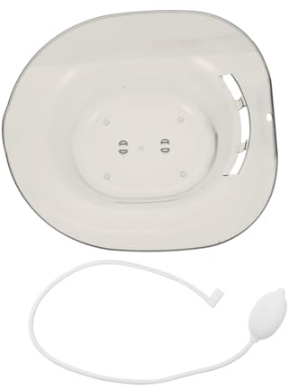 DINHEAROM Sitzbadewanne aus Kunststoff für Damen-bidet Nachsorgebecken mit Einweichfunktion Bidet für Schwangere Geeignet für Wc Sitz