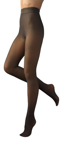 G&Y Fleece Lined Tights for Women, Fake Translucent Thermal Tights