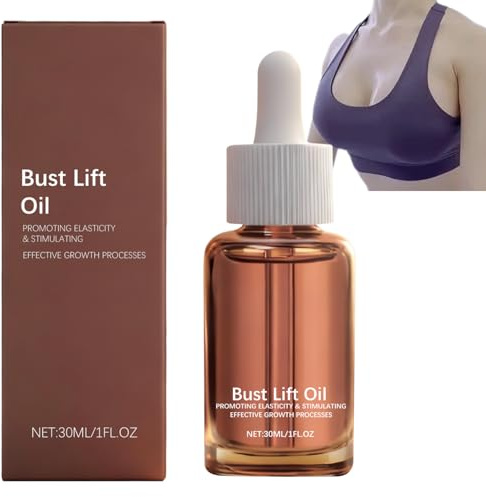 Bust Lift Oil für Frauen, Breast Plump Oil, Elasticity & Hydrating Chest Oil, Moisturizing Bust Oil for Tightening & Softening, Nourishing Oil for Delicate Skin, Enhancers Fuller, Smoother Skin (1pcs)