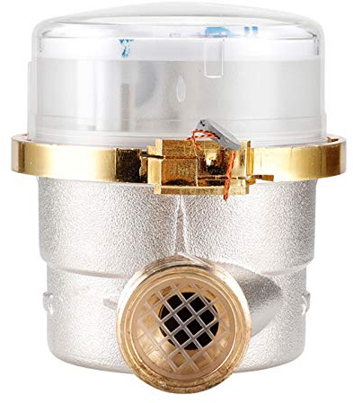 ERYUE 15 Mm 1/2 Zoll Wasserzähler mit Hoher Genauigkeit für den Garten- und Heimgebrauch, Kaltwasserzähler aus ABS + Eisen für Pflanzen Im Freien