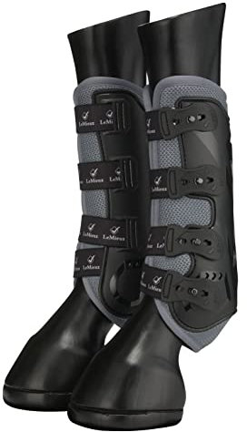LeMieux Gamaschen Ultramesh Snug Boots Hinterbeine - Grau - M