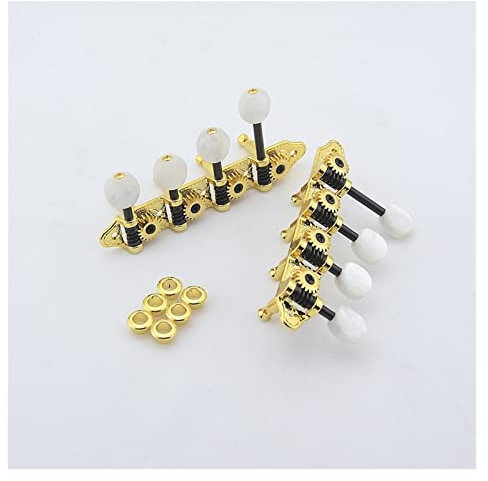 HSHS Gold 1 Set Mandolin Guitar Machine Heads Tuners Gear Ratio 1:18 Guitar String Tuning Pegs